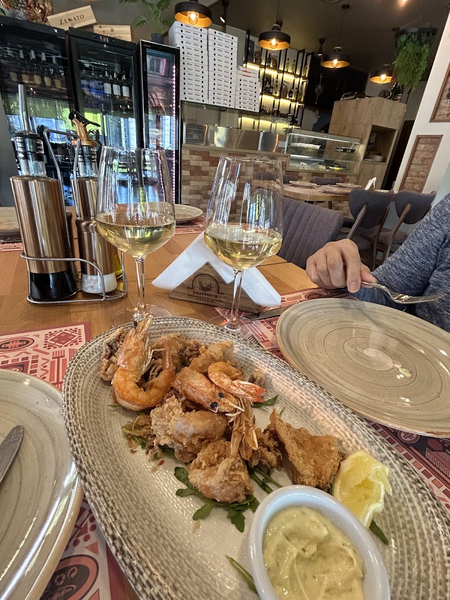 Mixed seafood platter for two